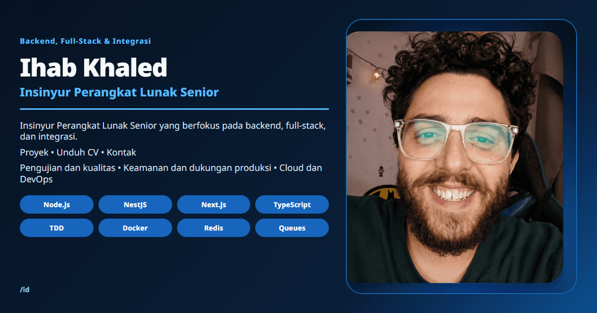 Ihab Khaled | Senior Software Engineer, Backend & Full-Stack